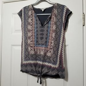 Lucky Brand - Petite/Small Ladies Cotton/Modal Top